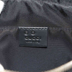 Gucci Sherry Line Belt Bag Canvas Leather Black Silver — view 8