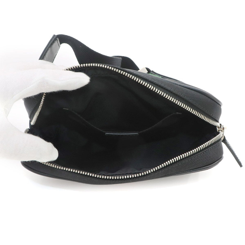 Gucci Sherry Line Belt Bag Canvas Leather Black Silver — view 7