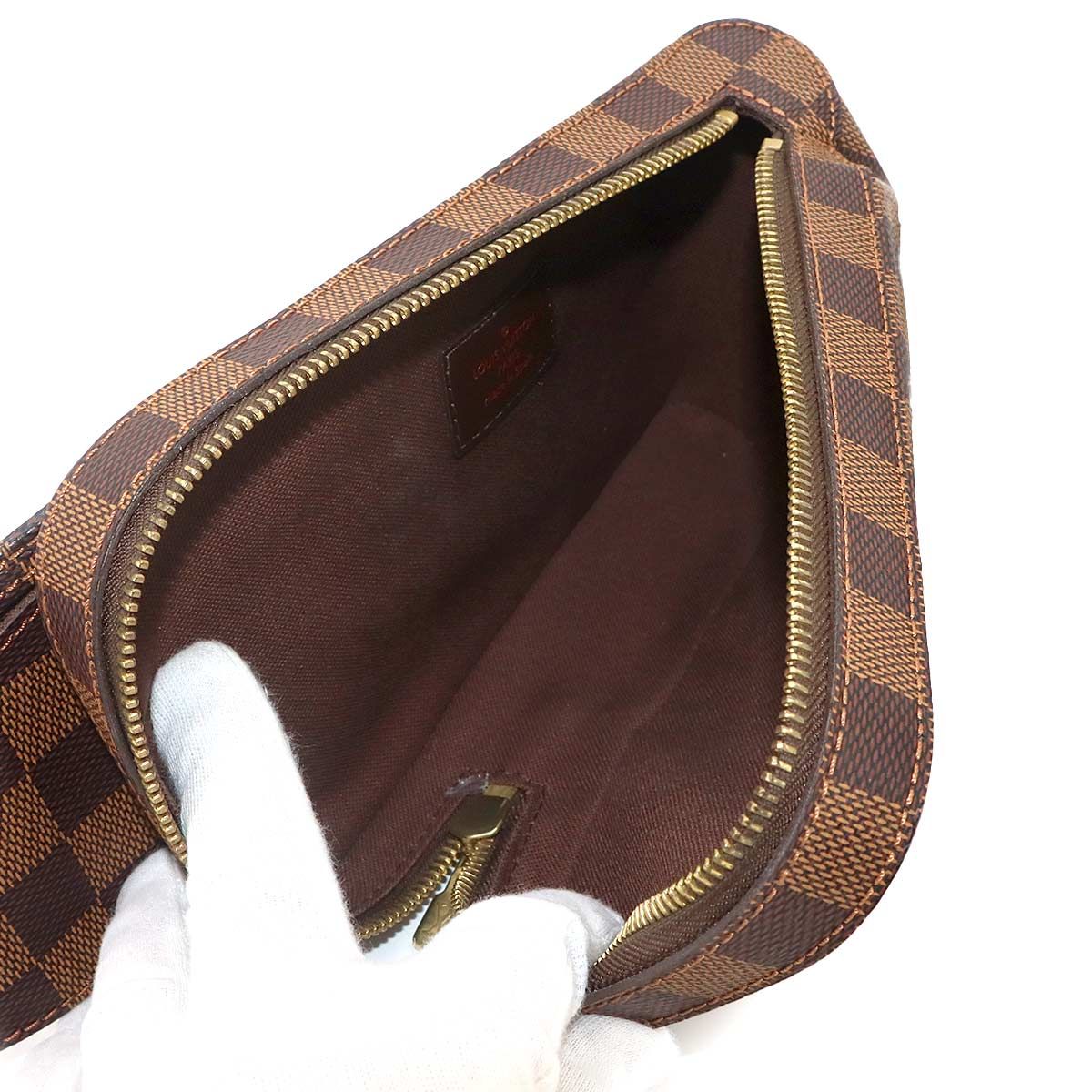 Louis Vuitton Damier Geronimos Belt Bag Waist Pouch Ebene Brown — view 6