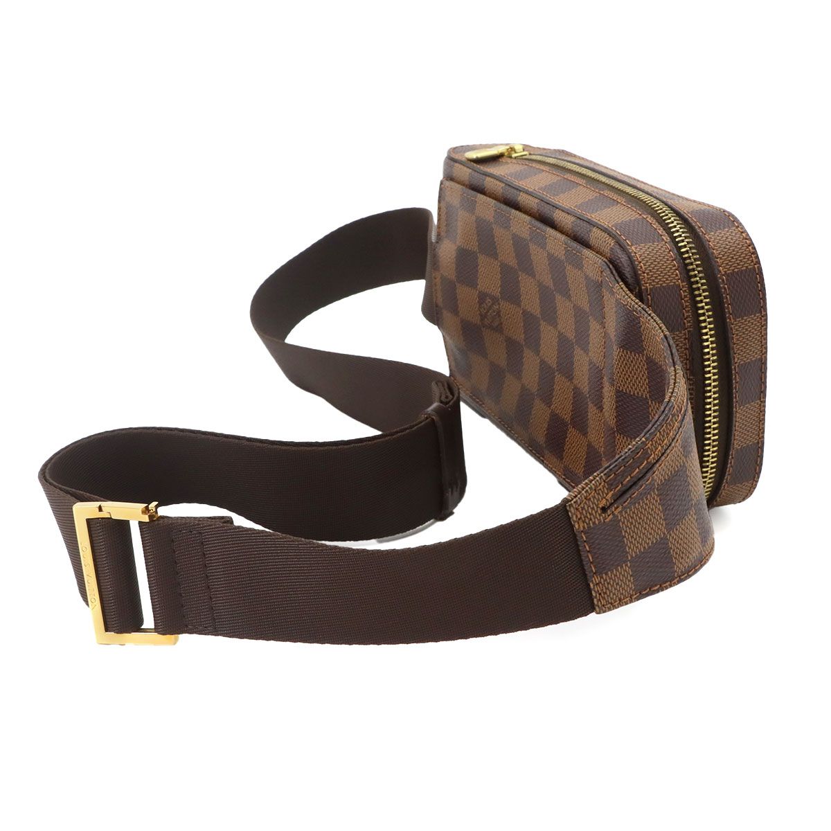 Louis Vuitton Damier Geronimos Belt Bag Waist Pouch Ebene Brown — view 3