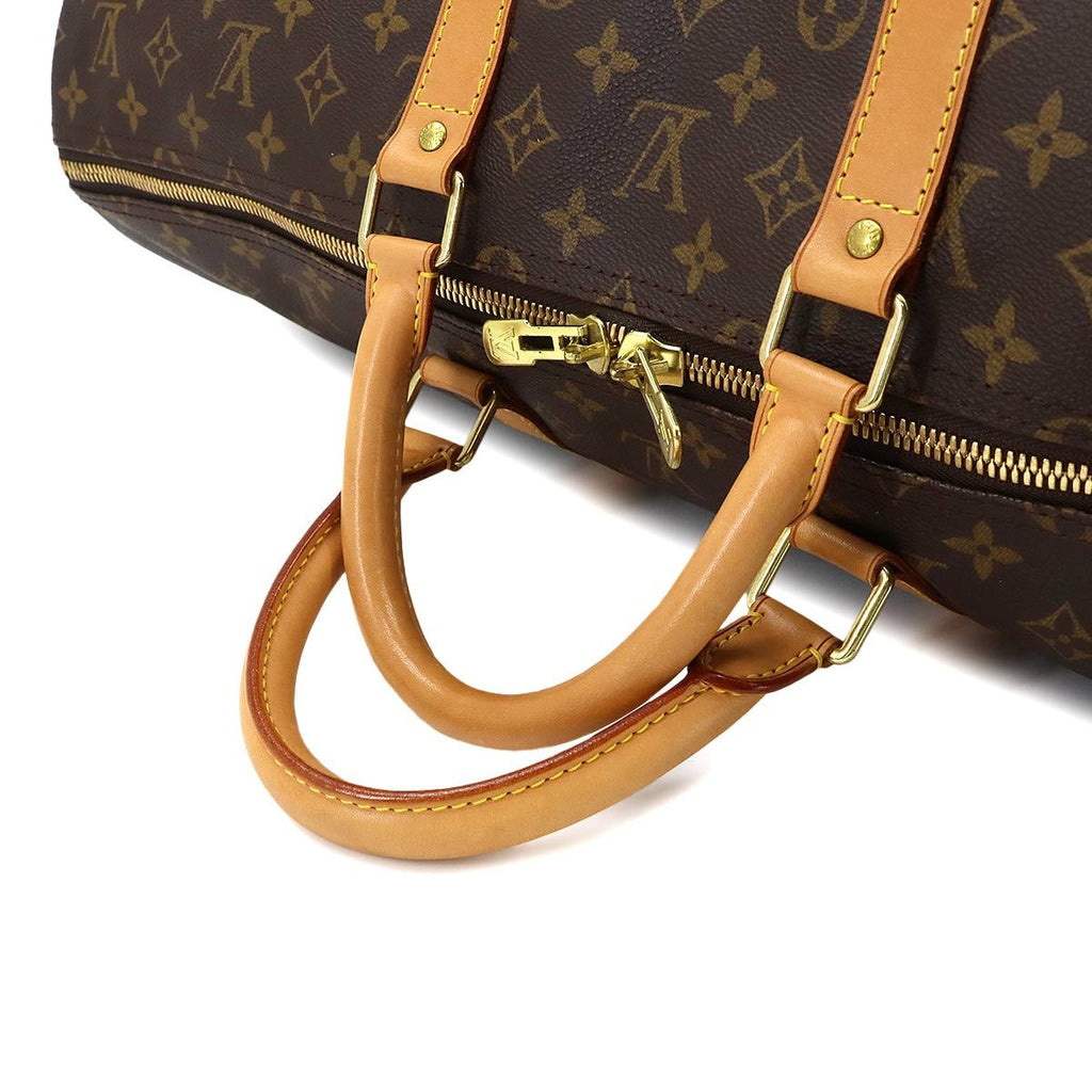 Louis Vuitton Monogram Keepall Bandouliere 55 2-Way Boston Shoulder Bag — view 5
