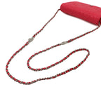 Chanel Camellia Chain Wallet Bifold Leather Pink Shoulder Bag — view 6