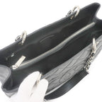 Chanel Quilted Grand Shopping Chain Tote Bag GST Caviar Leather Black — view 7