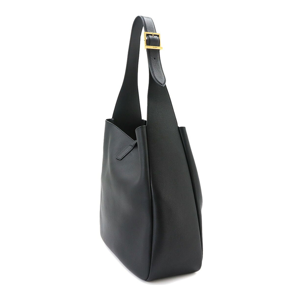 Saint Laurent le 5 a 7 Soft Large Shoulder Bag Leather Black — view 4
