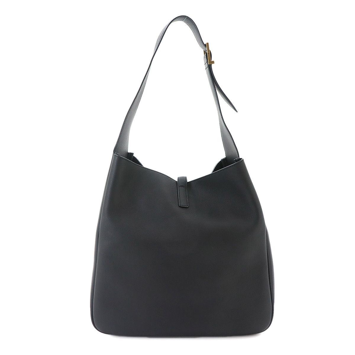 Saint Laurent le 5 a 7 Soft Large Shoulder Bag Leather Black — view 3