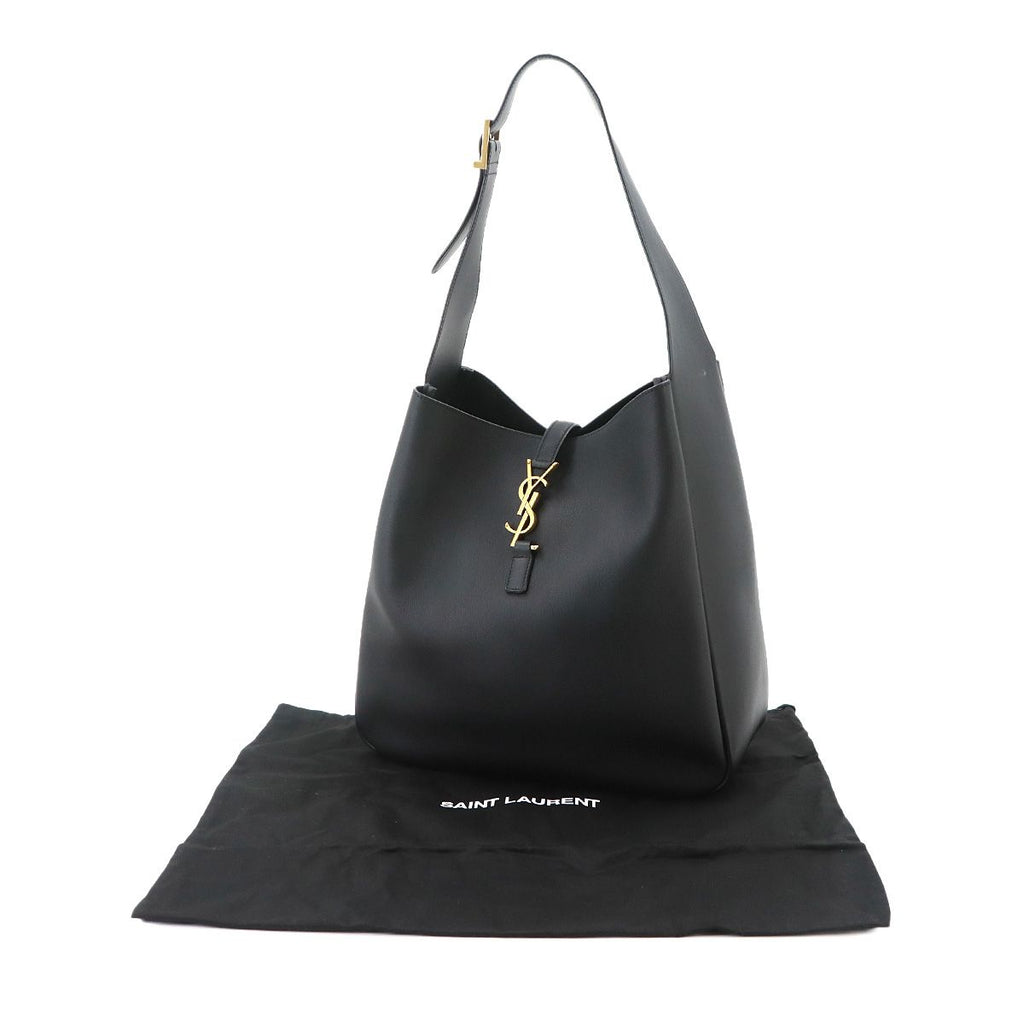 Saint Laurent le 5 a 7 Soft Large Shoulder Bag Leather Black — view 2