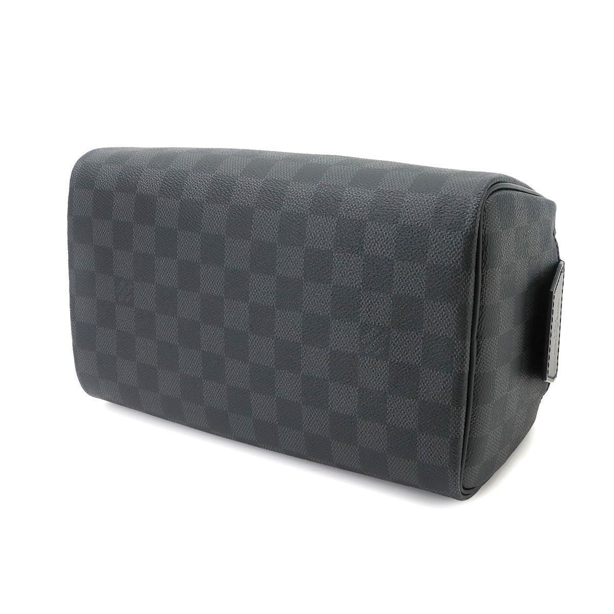 Louis Vuitton Damier Graphite Dopp Kit Hand Bag Black Gray — view 4