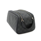 Louis Vuitton Damier Graphite Dopp Kit Hand Bag Black Gray — view 3