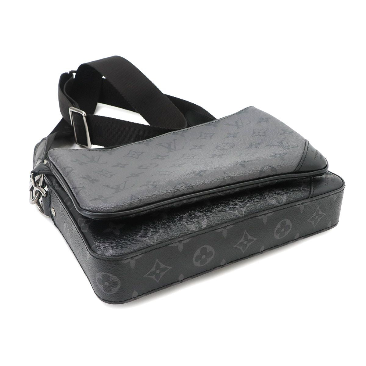 Louis Vuitton Monogram Eclipse Reverse Trio Messenger Shoulder Bag — view 4