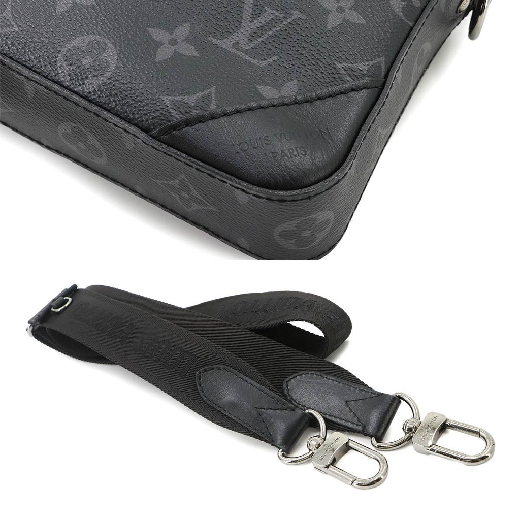 Louis Vuitton Monogram Eclipse Reverse Trio Messenger Shoulder Bag — view 8