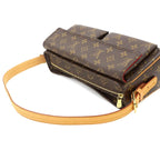 Louis Vuitton Monogram Viva Cite MM Shoulder Bag Brown Gold — view 6