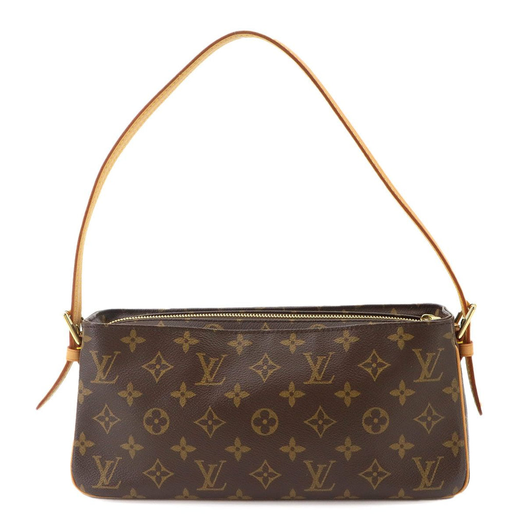 Louis Vuitton Monogram Viva Cite MM Shoulder Bag Brown Gold — view 3