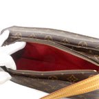 Louis Vuitton Monogram Viva Cite MM Shoulder Bag Brown Gold — view 7