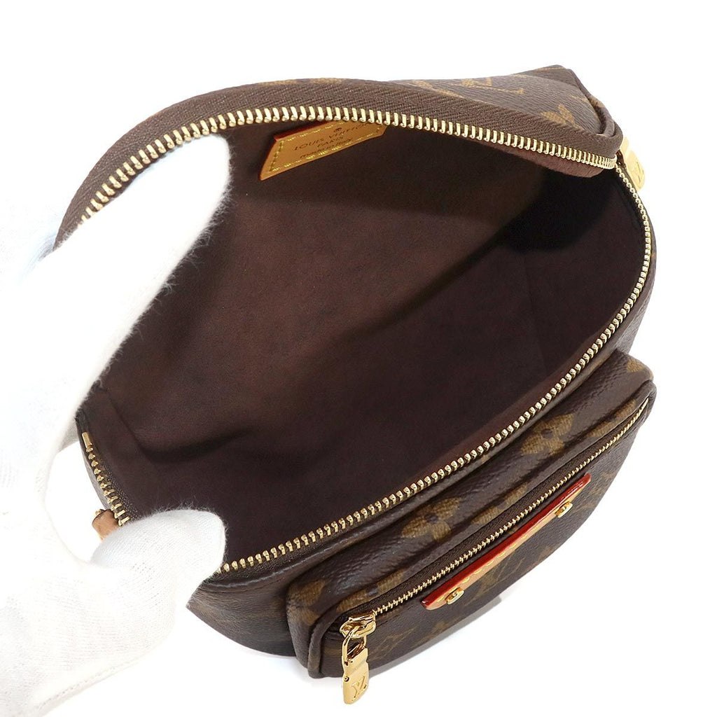 Louis Vuitton Monogram Mini Bumbag 2-Way Bag Brown — view 6
