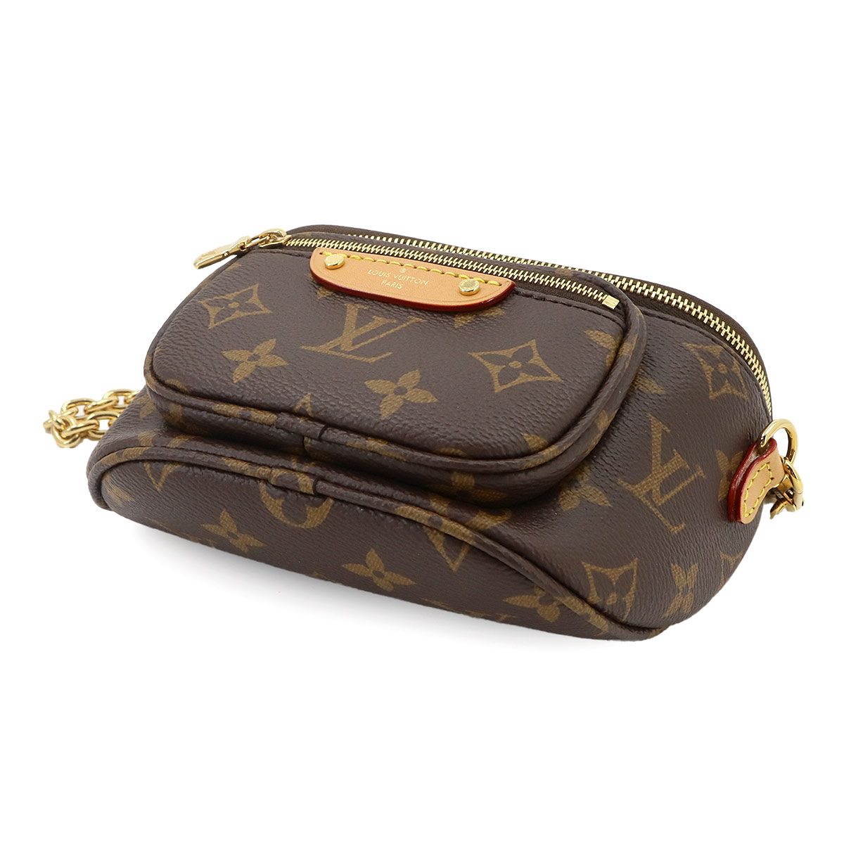 Louis Vuitton Monogram Mini Bumbag 2-Way Bag Brown — view 4