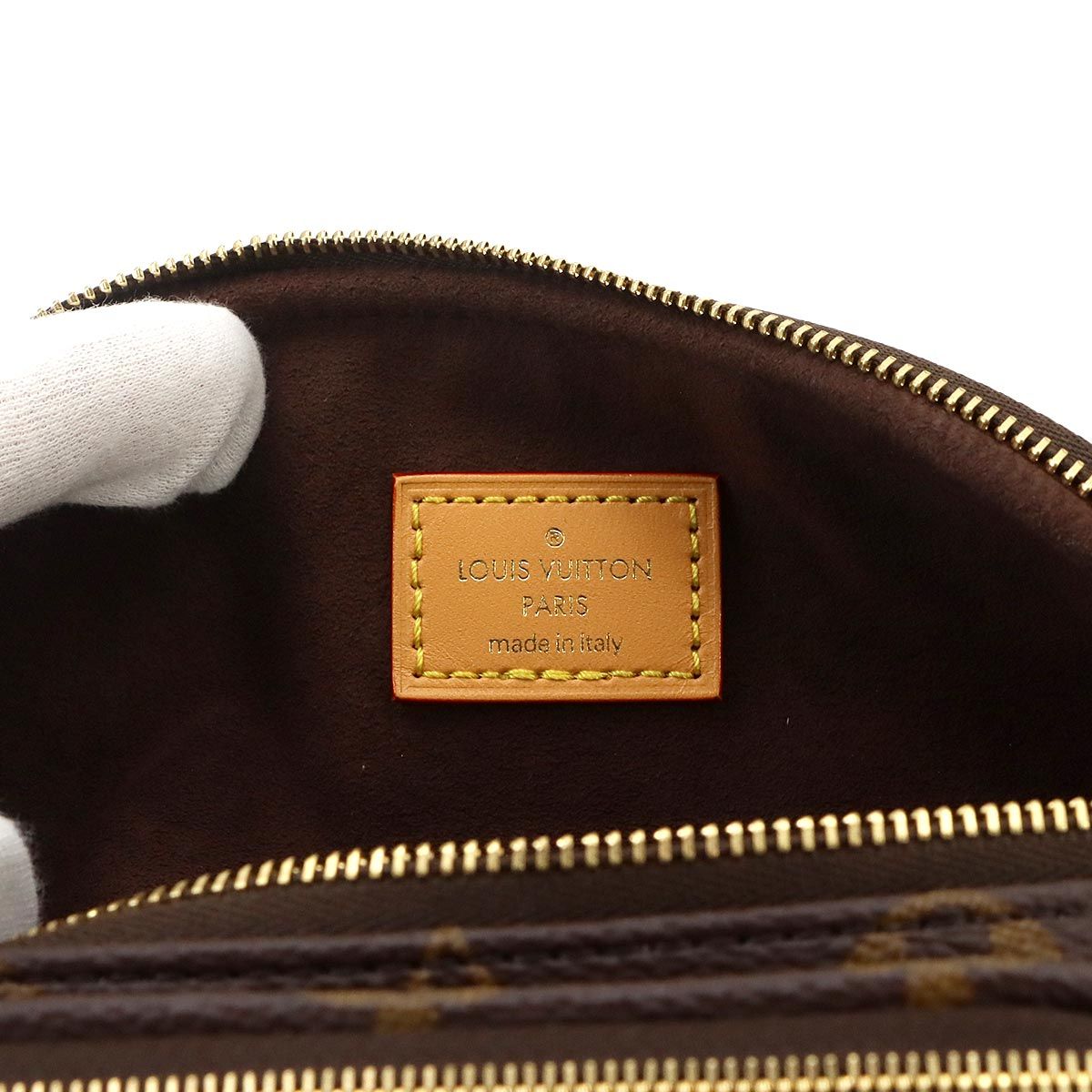 Louis Vuitton Monogram Mini Bumbag 2-Way Bag Brown — view 7