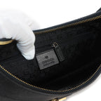 Gucci Shoulder Bag Leather Black Gold — view 8