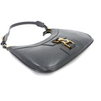 Gucci Shoulder Bag Leather Black Gold — view 5