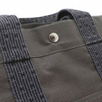 Hermes Her Line Tote Bag MM Canvas Gray Silver Herline — view 8