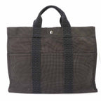 Hermes Her Line Tote Bag MM Canvas Gray Silver Herline — view 2