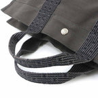 Hermes Her Line Tote Bag MM Canvas Gray Silver Herline — view 5