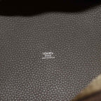 Hermes Picotin Lock MM Hand Bag Taurillon Clemence Etain Silver — view 7