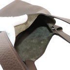 Hermes Picotin Lock MM Hand Bag Taurillon Clemence Etain Silver — view 8