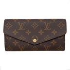 Louis Vuitton Bifold Wallet Portefeuille Sarah Monogram Fuchsia Pink