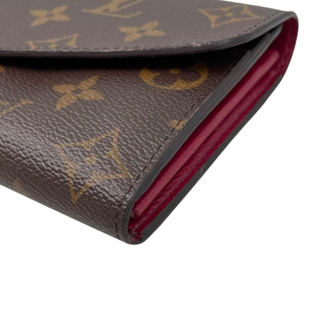 Louis Vuitton Bifold Wallet Portefeuille Sarah Monogram Fuchsia Pink — view 4