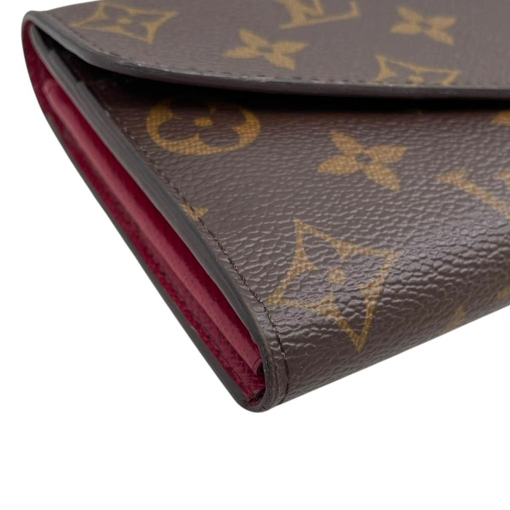 Louis Vuitton Bifold Wallet Portefeuille Sarah Monogram Fuchsia Pink — view 3