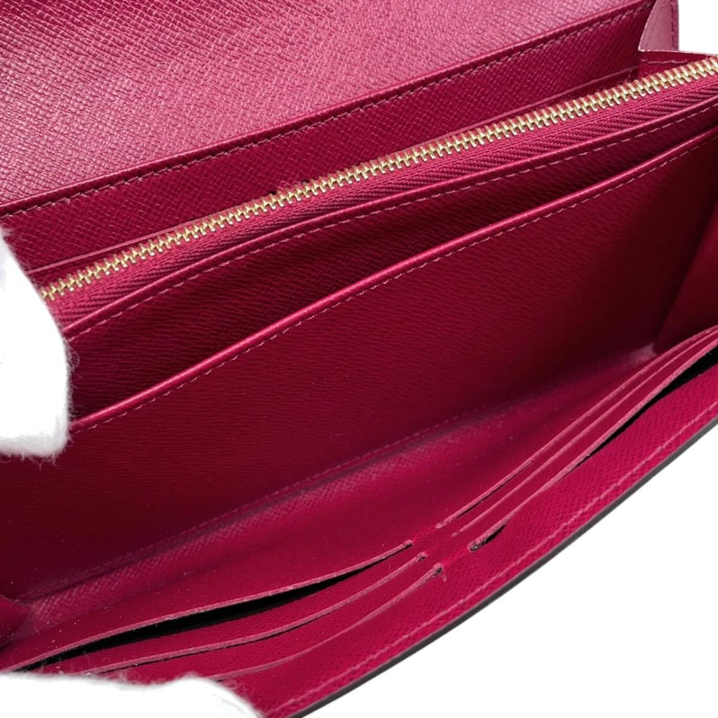 Louis Vuitton Bifold Wallet Portefeuille Sarah Monogram Fuchsia Pink — view 8