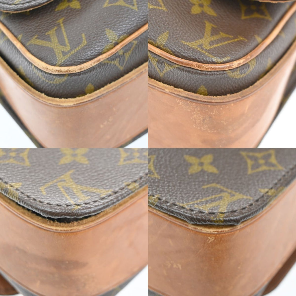 Louis Vuitton Cartouchiere GM Shoulder Bag Monogram Leather — view 7