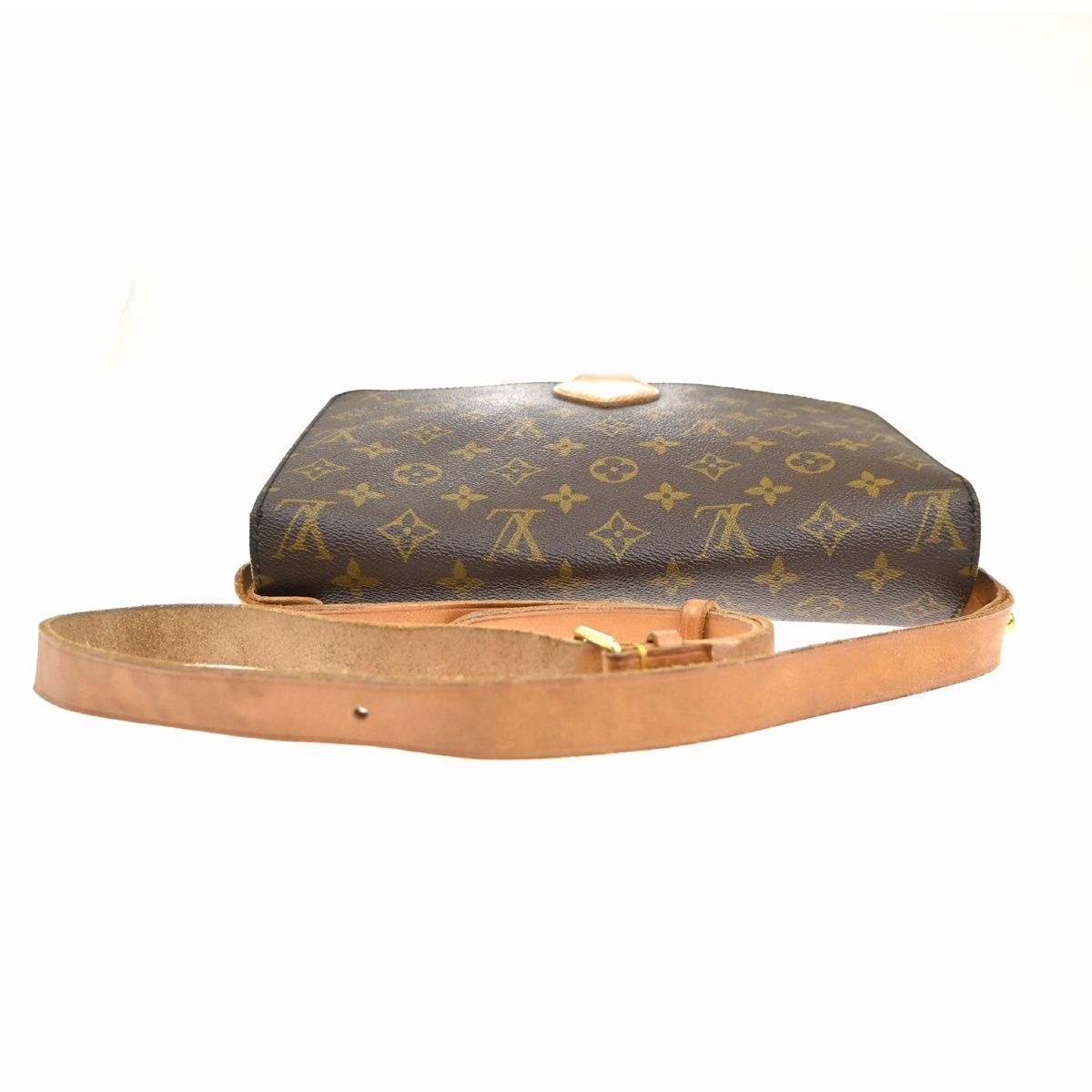 Louis Vuitton Cartouchiere GM Shoulder Bag Monogram Leather — view 5