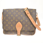 Louis Vuitton Cartouchiere GM Shoulder Bag Monogram Leather