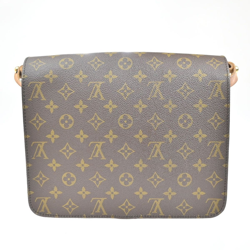 Louis Vuitton Cartouchiere GM Shoulder Bag Monogram Leather — view 4