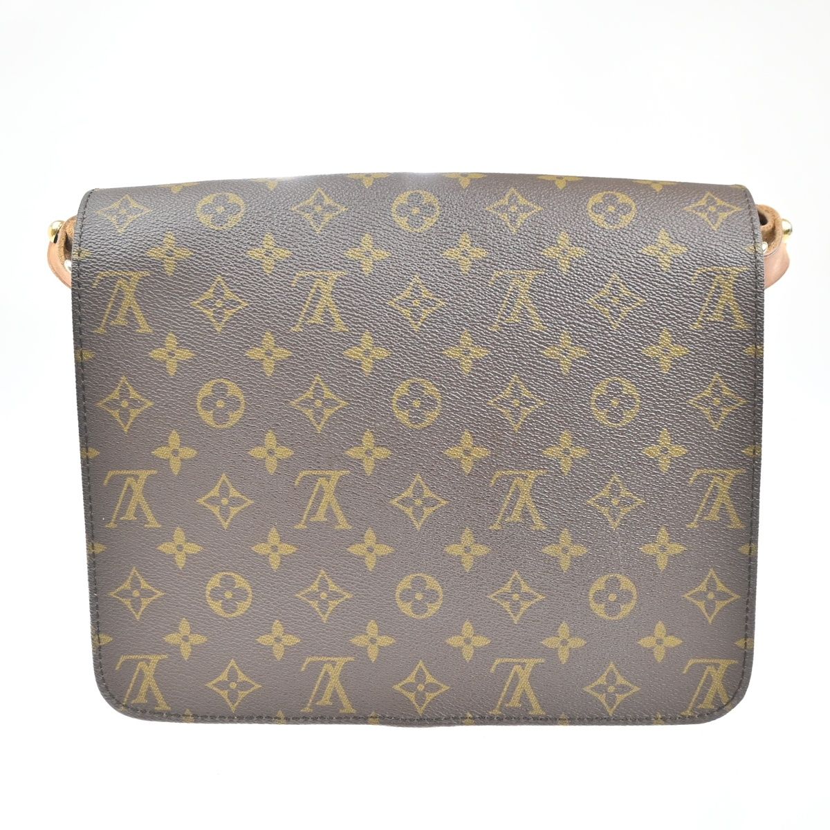 Louis Vuitton Cartouchiere GM Shoulder Bag Monogram Leather — view 4