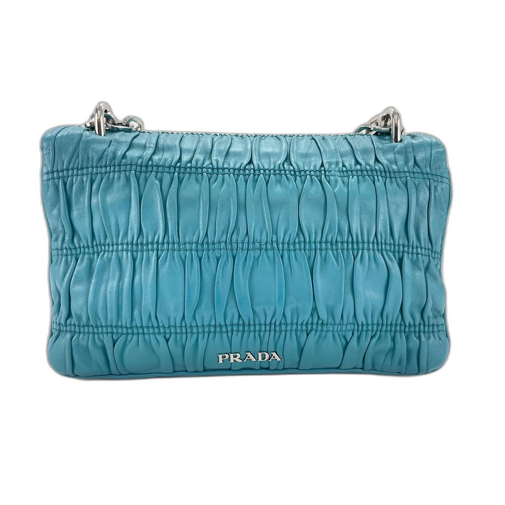 Prada Shoulder Bag Blue — view 3