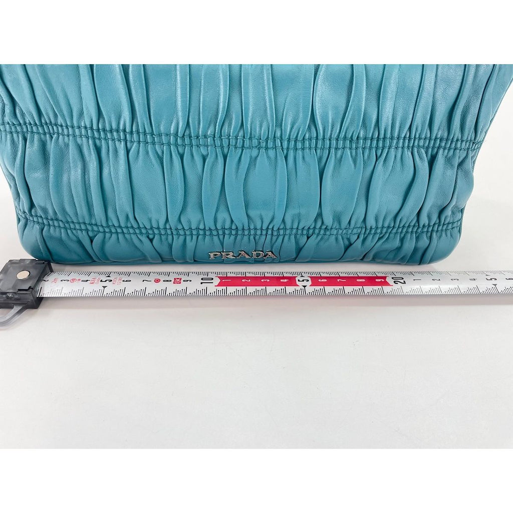 Prada Shoulder Bag Blue — view 4