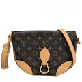 Louis Vuitton Shoulder Bag Monogram Saint Cloud Crossbody Brown Gold