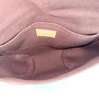 Louis Vuitton Shoulder Bag Monogram Saint Cloud Crossbody Brown Gold — view 4
