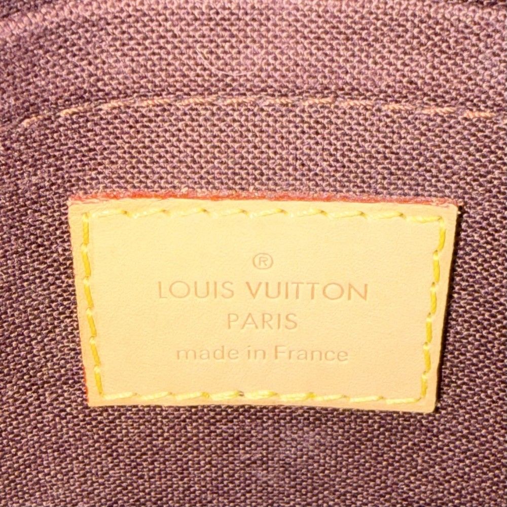 Louis Vuitton Shoulder Bag Monogram Saint Cloud Crossbody Brown Gold — view 5