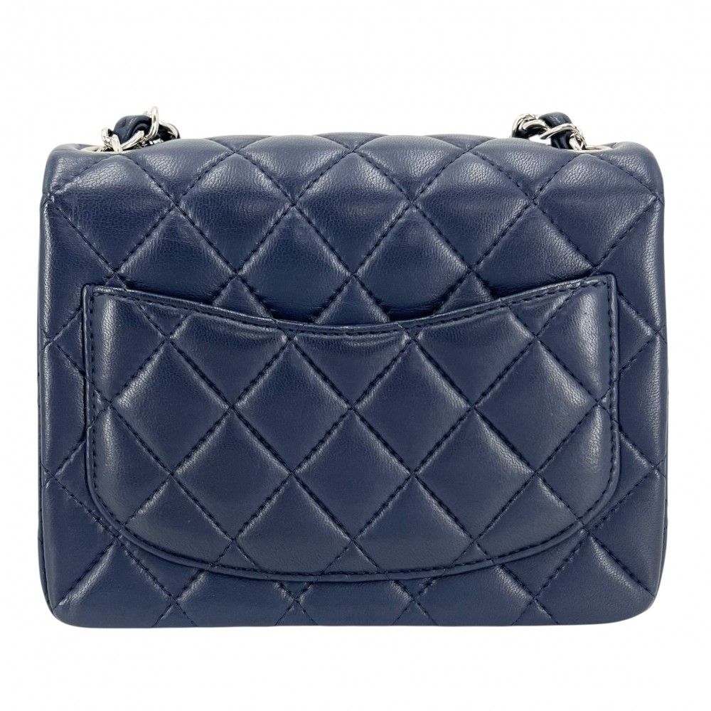 Chanel Shoulder Bag Mini Quilted Turnlock Single Chain Flap Crossbody CC Logo — view 2