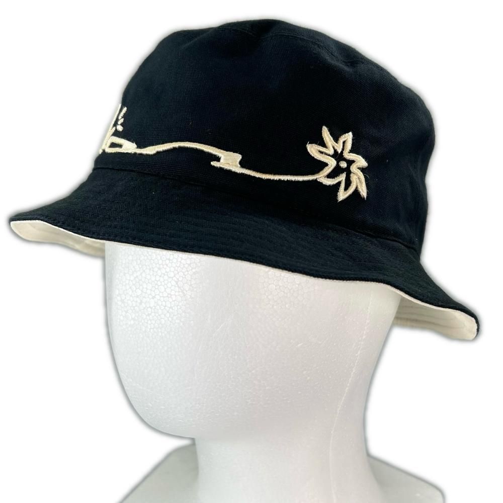Dior Hat Travis Scott Cactus Jacket Bucket Hat Embroidery Cotton Navy Blue Ivory — view 2