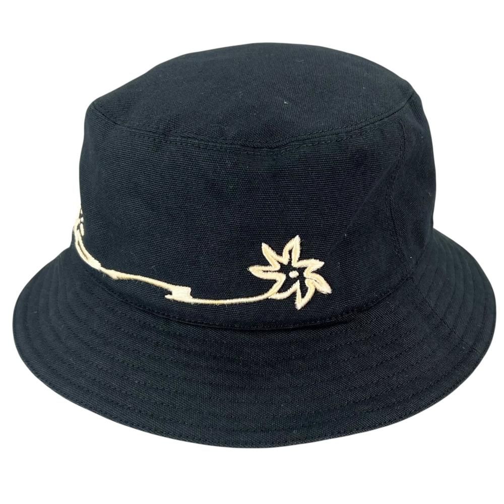 Dior Hat Travis Scott Cactus Jacket Bucket Hat Embroidery Cotton Navy Blue Ivory