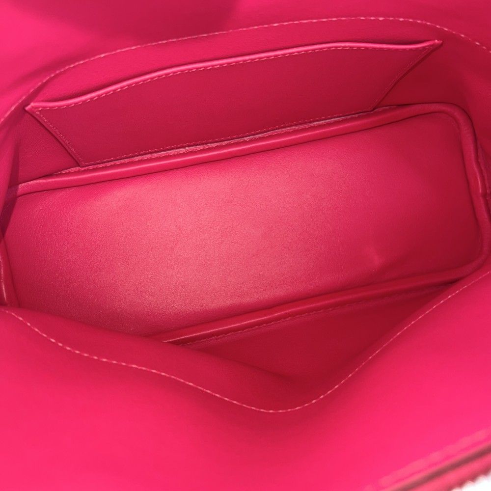 Hermes 2-Way Bolide 27 Handbag Shoulder Bag Crossbody Swift Pink Silver — view 4