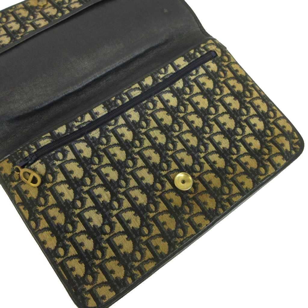 Dior Vintage Secondbag Clutch Canvas Leather Trotter — view 7