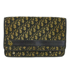 Dior Vintage Secondbag Clutch Canvas Leather Trotter