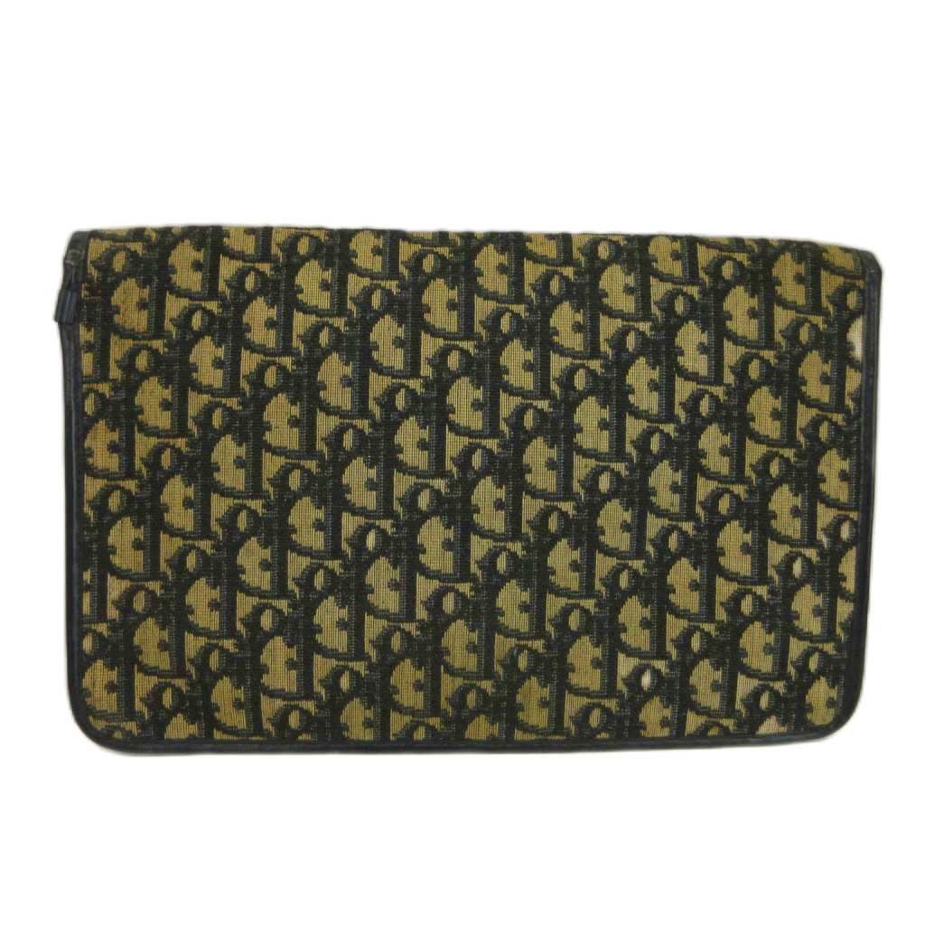 Dior Vintage Secondbag Clutch Canvas Leather Trotter — view 2