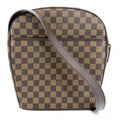 Louis Vuitton Shoulder Bag Damier Ipanema GM Mount Brown Gold