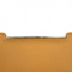 Hermes Shoulder Bag Geta Mount Crossbody Leather Brown Silver — view 7